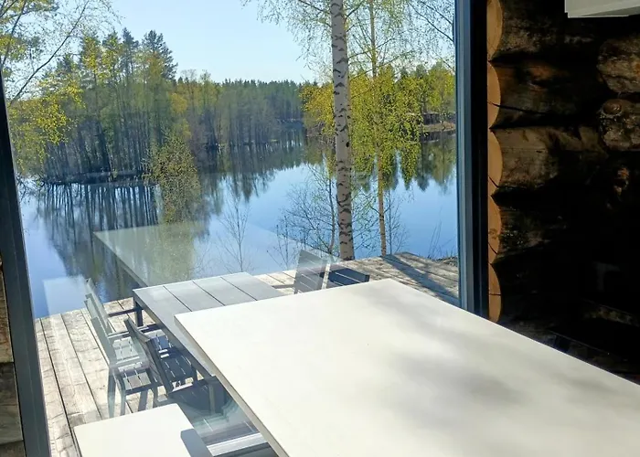 Upea Kelohirsihuvila Rannalla, Myoes Poreamme! *